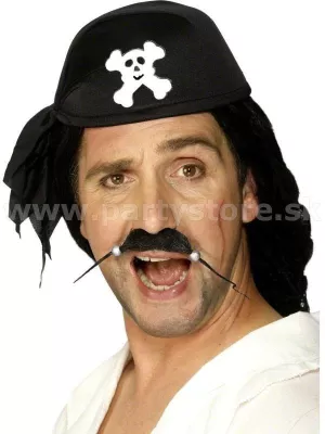 Čiapka & šatka - BANDANA - PIRATE BRISTOL - čierna