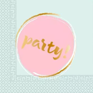 Obrúsky - ELEGANT PARTY - 33 x 33 cm, bal. 20 ks, papier