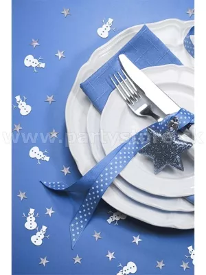 Konfety vianočné - BACUĽATÝ SNEHULIAK - metal. fólia, 7 gram.