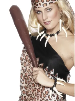 Voodoo súprava 4 dielna - DOBA KAMENNÁ - náhrdelník, náušnice, náramok