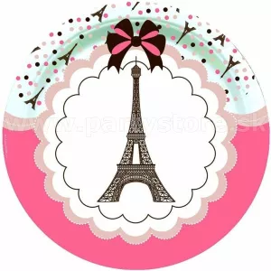 Taniere - PARIS - priemer 23 cm, bal. 8 ks , papier