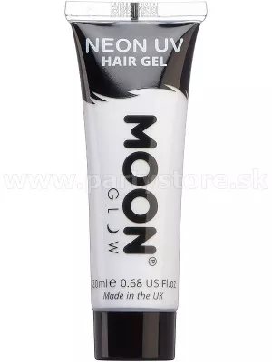 Gél na vlasy - NEON UV MOON - BIELY, svieti pri UV, 20 ml