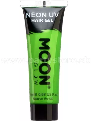Gél na vlasy - NEON UV MOON - ZELENÝ, svieti pri UV, 20 ml