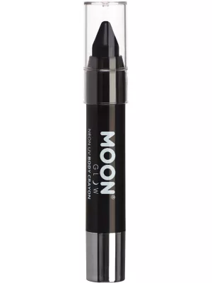 Ceruzka na telo a tvár - UV NEON MOON GLOW - ČIERNA svieti pri UV