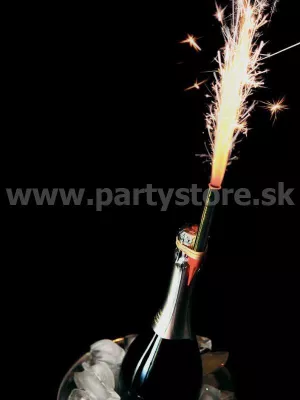 Fontána tortová - GOLDEN PARTY - zlatá, výška 12 cm, bal. 12 ks