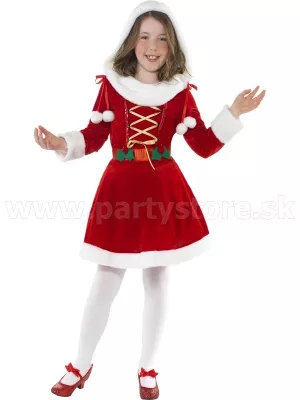 Kostým - MALÁ MISS SANTA - dievčenský