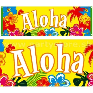 Banner - ALOHA FROM HAWAII - 220 x 74 cm, 100% Polyester