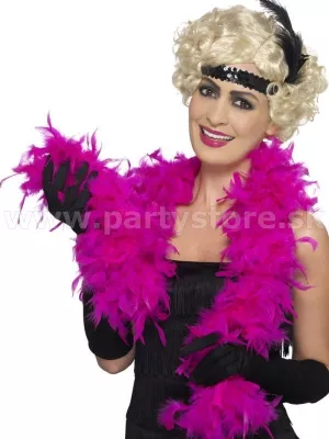Boa - CHANDELLE - fuchsia, 50 gram. 150 cm, originál perie