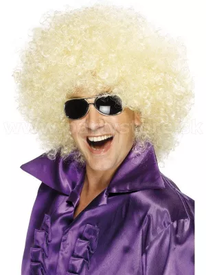 Parochňa - 60s - 70s AFRO MEGA JUMBO - blond, kučeravá, unisex