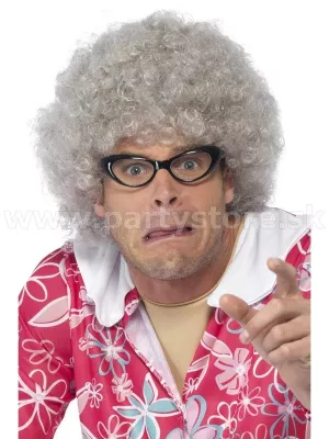 Parochňa - TRVALÁ BABKY EMMY - šedá, kučeravá, unisex