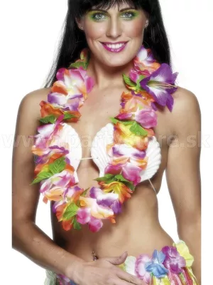 Veniec - náhrdelník - HAWAIIAN TROPICAL RAINBOW - viacfarebný, 100cm