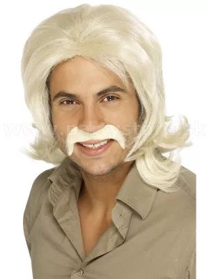 Parochňa - 70s RETRO DISCO FEVER - blond, dlhá 30 cm, pánska