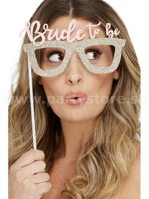 Rekvizity foto - HEN PARTY - zlaté, trblietavé 4 ks