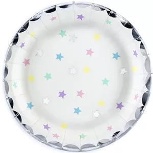 Taniere - UNICORN STARS - priemer 18 cm, bal. 6 ks, papier