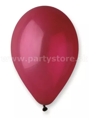 Balón pastel 26 cm - BORDOVÝ - latex