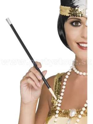 Cigaretová špička - 20s CIGARETTE CLASSIC - čierna, 30 cm, plast
