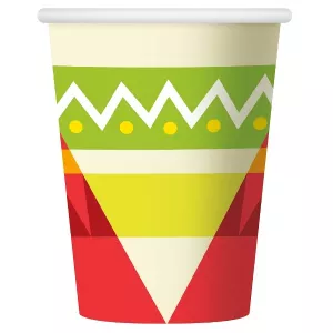 Poháre - INDIAN PARTY - 266 ml, bal. 6 ks, papier