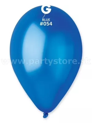Balón metal 26 cm - MODRÝ - balenie 1 kus, latex