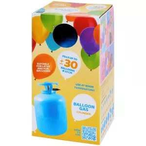 Hélium fľaša - FOLAT - náplň do 30 balónov, priemer 23 cm