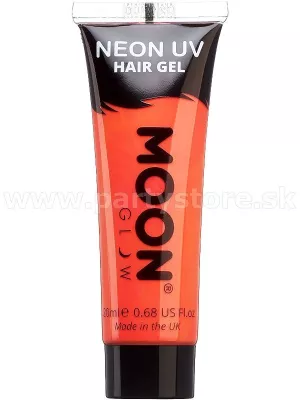 Gél na vlasy - NEON UV MOON - ČERVENÝ, svieti pri UV, 20 ml