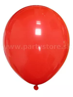 Balón pastel 26 cm - ČERVENÝ - balenie 1 kus, latex