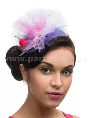 Čelenka - TYLOVÁ MAŠĽA S VIŠŇOU - ružovo - fialová