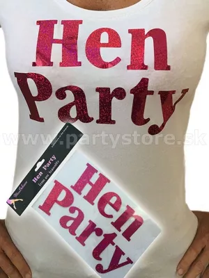 Nažehľovacia fólia na textil - HEN PARTY HOLOGRAPHIC - 14 x 22 cm