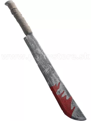 Mačeta - HOROR AUTHENTIC DELUXE - hrdza efekt, 74 cm, plast