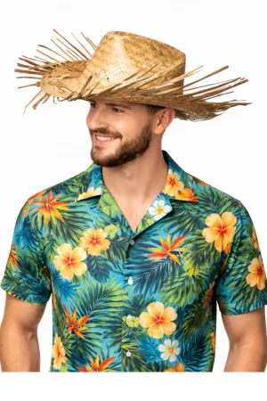 Klobúk - HAWAIIAN & MEXICAN NATURAL - priemer 55 cm, slamený