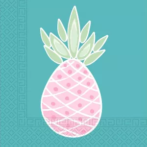 Obrúsky - ANANAS DEL MONTE - 33 x 33 cm, bal. 20 ks, papier