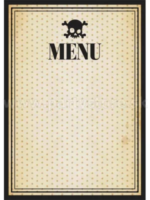 Menu - HALLOWEEN - 11,9 x 16,8 cm, 10 kusov