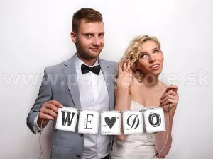 Banner - WE  DO - so srdcom, 77 x 13,5 x 16 cm, kartón. papier