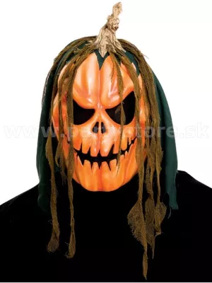 Maska - TEKVICA STRAŠIDELNÁ - plastová s kapucňou
