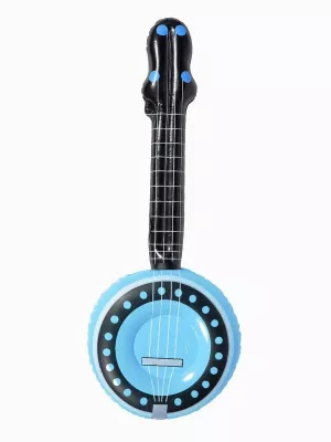 Banjo nafukovacie - BLUEGRASS - modré, 71 cm, PVC