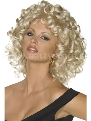 Parochňa - GREASE - SANDY - Official - kučeravá, blond, dámska