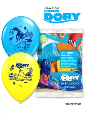 Balón pastel 30 cm - DORY & PRIATELIA - farebný mix, balenie 6 ks
