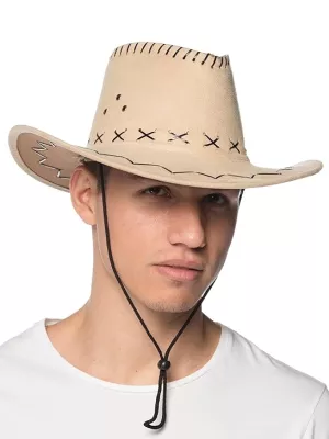 Klobúk - Kovboj - WESTERN LEGEND - svetlobéžový, Unisex