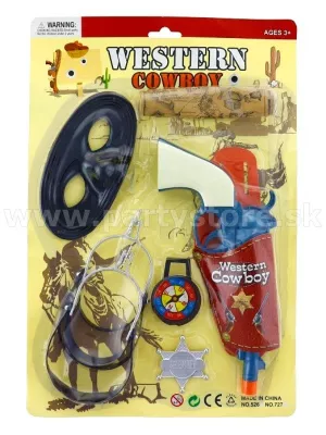 Western 7 dielny set - WESTERN COWBOY