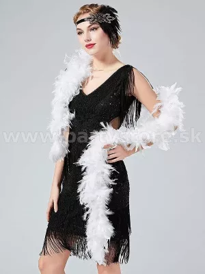 Boa - CHANDELLE - biele, 45 gram. 190 cm, originál perie