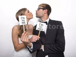 Rekvizity foto - karty - SOM JEHO PANÍ + SOM JEJ PÁN