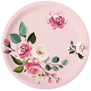 Taniere - FLOWER ROMANTIC - priemer 18 cm, bal. 6 ks, papier