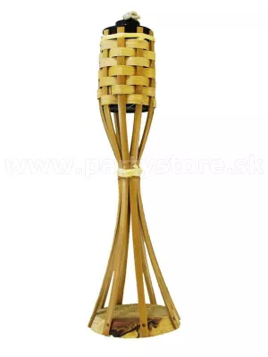 Pochodeň - HAWAIIAN PARTY - na stôl, výška 35cm bambusové drevo