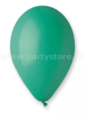 Balón pastel 26 cm - ZELENÝ - TYRKYS - 1 kus, latex