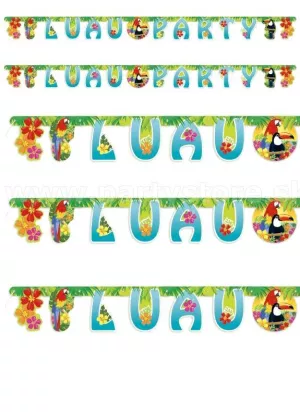 Banner - HAWAII TROPICKÝ OSTROV - 165 x 12,5 cm, jednostranný