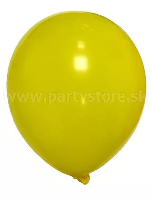 Balón pastel 26 cm - ŽLTÝ - latex