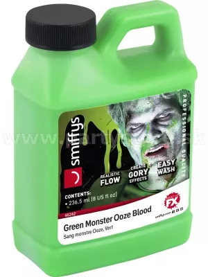 Krv - MONSTER - 236,58 ml, zelený slíz v kanistri