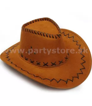 Klobúk - Kovboj - WESTERN LEGEND - škoricový, unisex