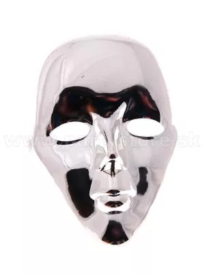 Maska - ANTAGONIST - strieborná metalíza, plast