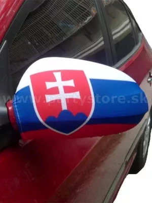 Návleky na auto zrkadlá - SLOVAKIA - univerzálna veľkosť, 2 ks