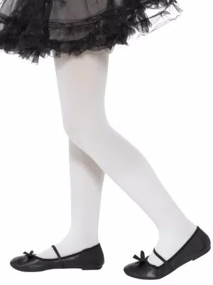Pančuchy detské - BIELE - vek 6 -12 rokov, 100% Nylon